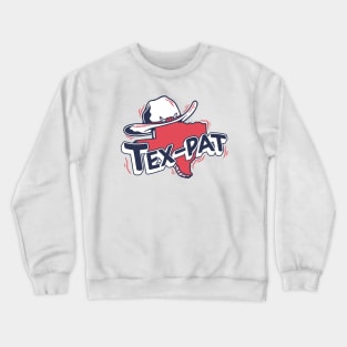 Retro Tex-Pat // Proud Texan // Texas Born & Raised Crewneck Sweatshirt